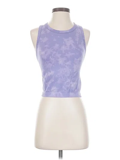 Pre-owned Unbranded Tank Top Purple Halter Neckline Tops