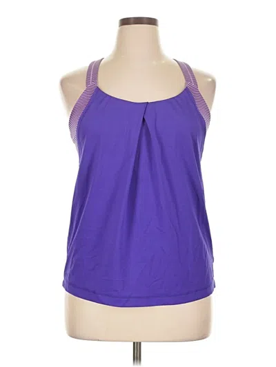 Pre-owned Unbranded Tank Top Purple Halter Neckline Tops