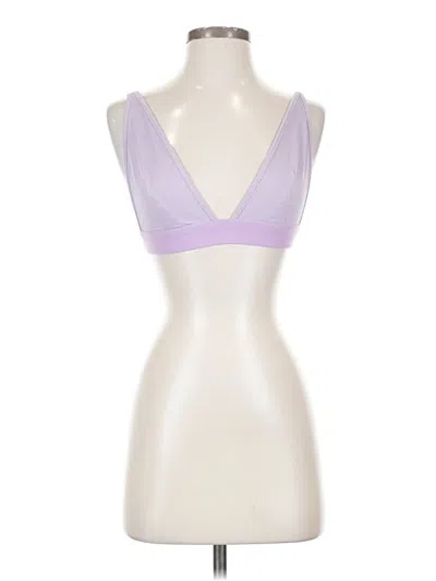 Pre-owned Unbranded Tank Top Purple Plunge Neckline Tops