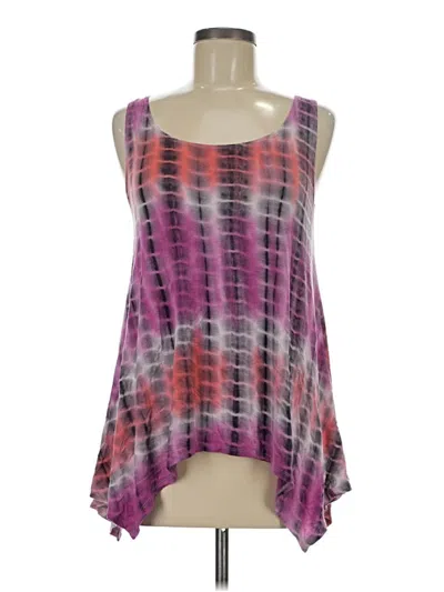 Pre-owned Unbranded Tank Top Purple Square Neckline Tops