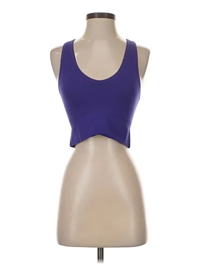 Pre-owned Unbranded Tank Top Purple Strapless Neckline Tops