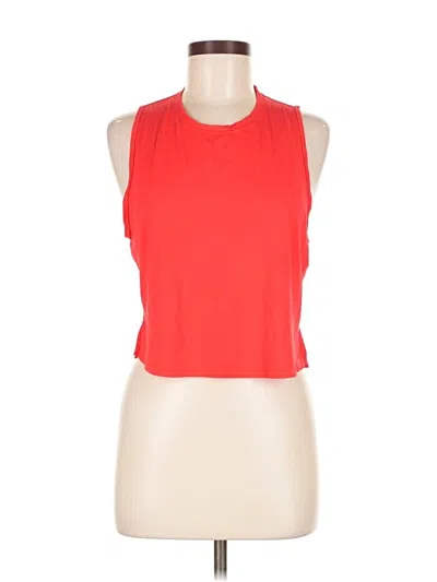 Pre-owned Unbranded Tank Top Red Halter Neckline Tops
