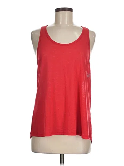 Pre-owned Unbranded Tank Top Red Halter Neckline Tops