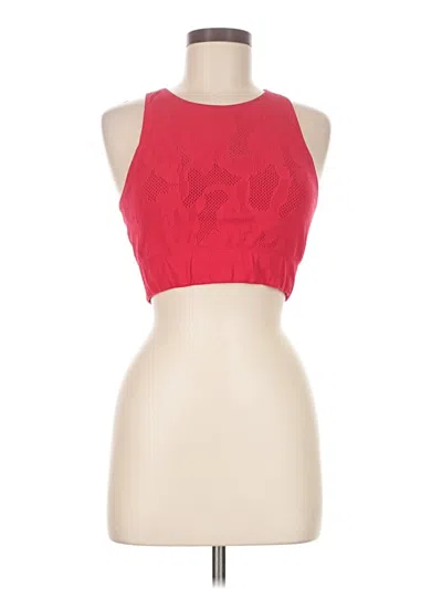 Pre-owned Unbranded Tank Top Red Halter Neckline Tops