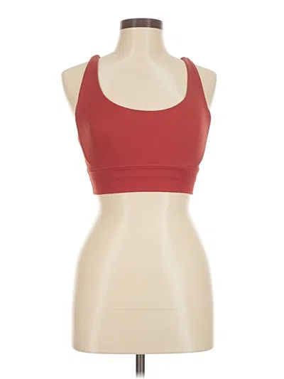 Pre-owned Unbranded Tank Top Red Halter Neckline Tops
