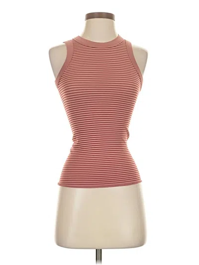 Pre-owned Unbranded Tank Top Red Halter Neckline Tops