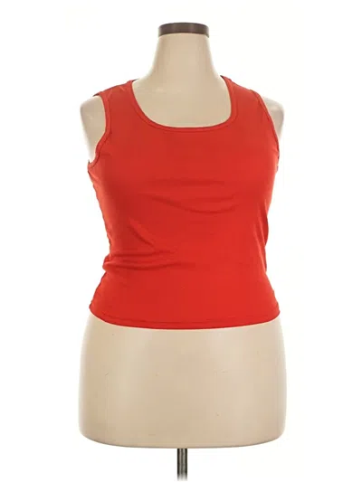 Pre-owned Unbranded Tank Top Red Halter Neckline Tops