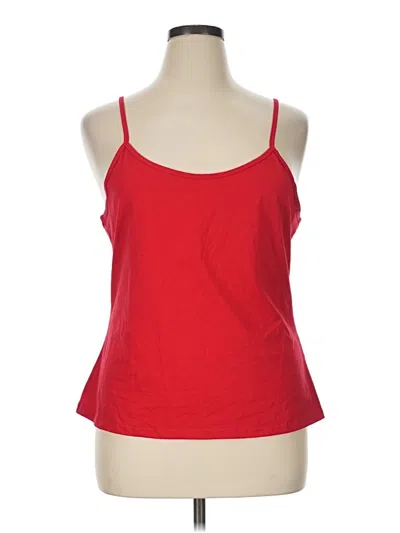 Pre-owned Unbranded Tank Top Red Halter Neckline Tops