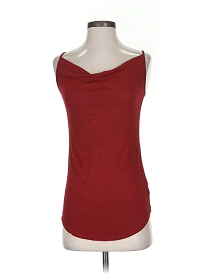 Pre-owned Unbranded Tank Top Red Strapless Neckline Tops