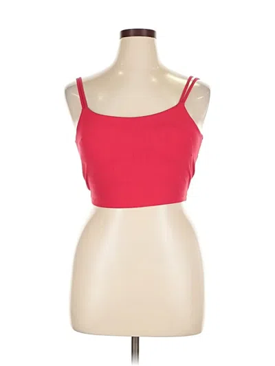 Pre-owned Unbranded Tank Top Red Strapless Neckline Tops