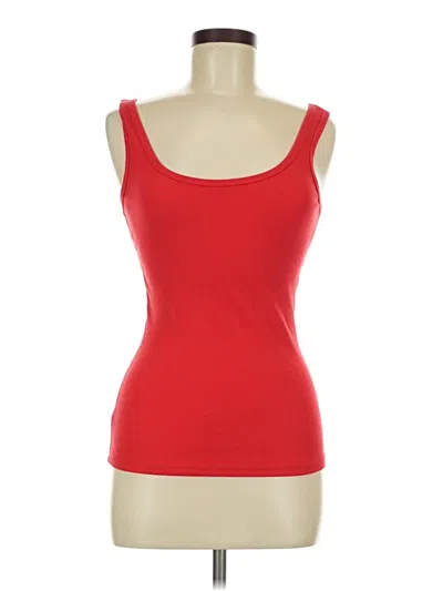 Pre-owned Unbranded Tank Top Red Strapless Neckline Tops