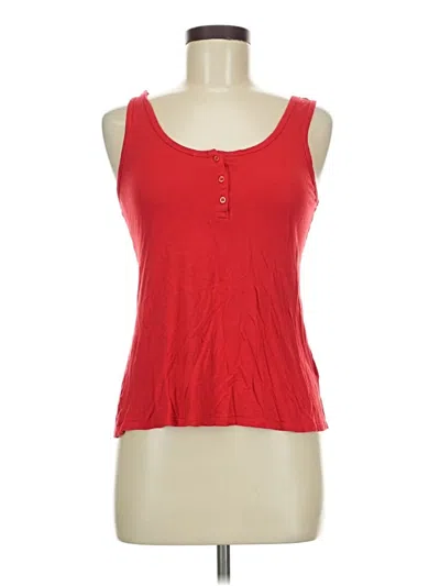 Pre-owned Unbranded Tank Top Red Strapless Neckline Tops
