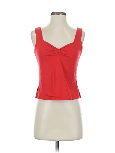 Pre-owned Unbranded Tank Top Red Sweetheart Neckline Tops