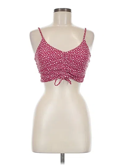 Pre-owned Unbranded Tank Top Red Sweetheart Neckline Tops