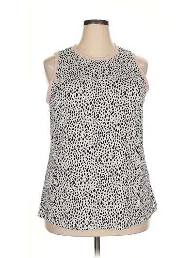 Pre-owned Unbranded Tank Top Silver Halter Neckline Tops