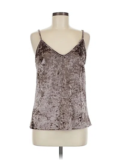 Pre-owned Unbranded Tank Top Silver Halter Neckline Tops
