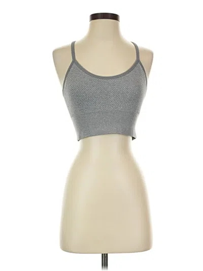 Pre-owned Unbranded Tank Top Silver Halter Neckline Tops