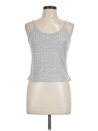 Pre-owned Unbranded Tank Top Silver Halter Neckline Tops