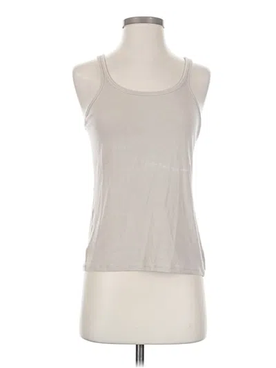 Pre-owned Unbranded Tank Top Silver Halter Neckline Tops