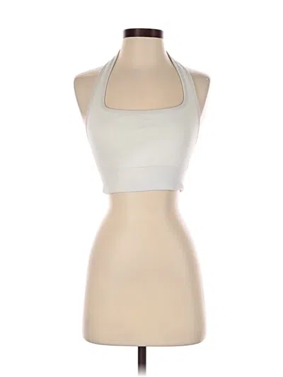 Pre-owned Unbranded Tank Top Silver Halter Neckline Tops