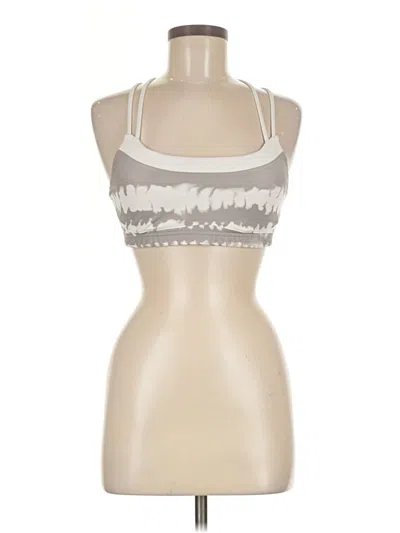 Pre-owned Unbranded Tank Top Silver Halter Neckline Tops