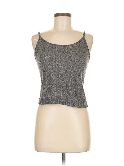 Pre-owned Unbranded Tank Top Silver Strapless Neckline Tops