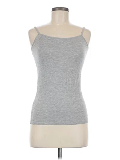 Pre-owned Unbranded Tank Top Silver Strapless Neckline Tops