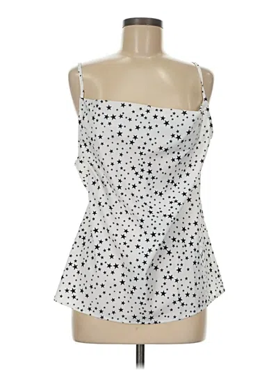 Pre-owned Unbranded Tank Top Silver Strapless Neckline Tops