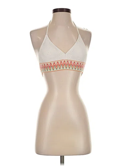 Pre-owned Unbranded Tank Top Tan Halter Neckline Tops