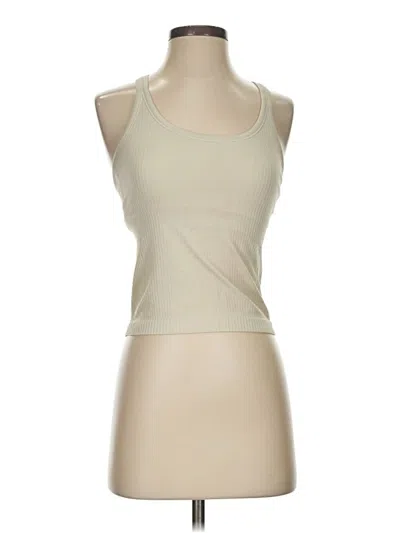 Pre-owned Unbranded Tank Top Tan Halter Neckline Tops