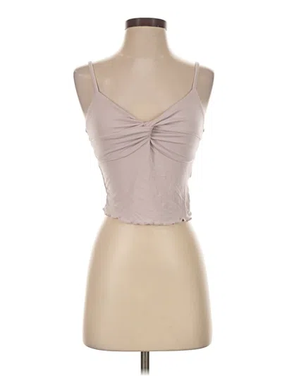 Pre-owned Unbranded Tank Top Tan Strapless Neckline Tops