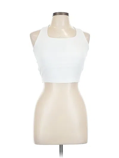 Pre-owned Unbranded Tank Top White Halter Neckline Tops
