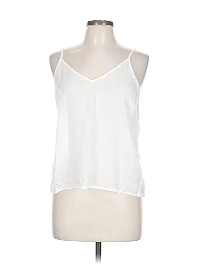 Pre-owned Unbranded Tank Top White Halter Neckline Tops