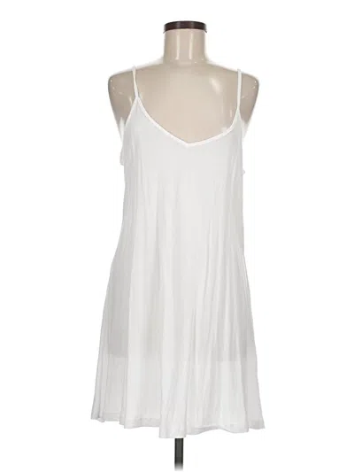 Pre-owned Unbranded Tank Top White Halter Neckline Tops