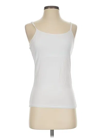 Pre-owned Unbranded Tank Top White Halter Neckline Tops