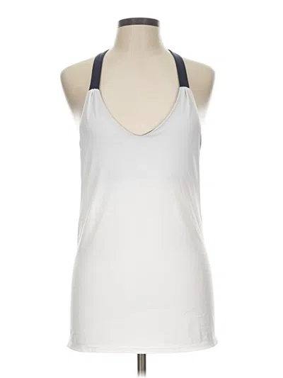 Pre-owned Unbranded Tank Top White Halter Neckline Tops