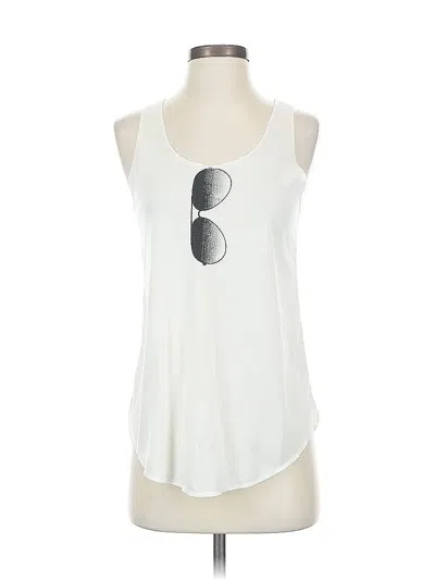 Pre-owned Unbranded Tank Top White Strapless Neckline Tops