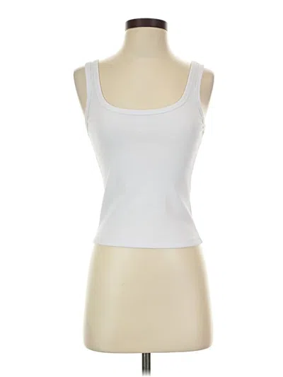 Pre-owned Unbranded Tank Top White Strapless Neckline Tops