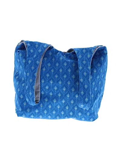 Pre-owned Unbranded Tote Bag In Blue