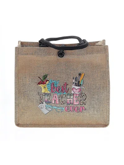 Pre-owned Unbranded Tote Bag In Brown