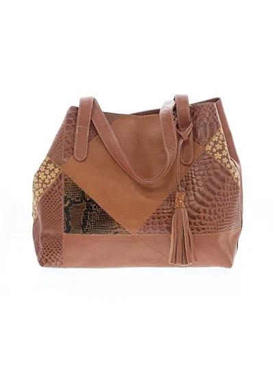 Pre-owned Unbranded Tote Bag In Brown