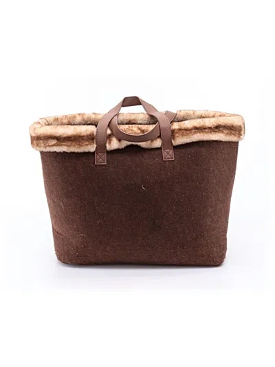 Pre-owned Unbranded Tote Bag In Brown