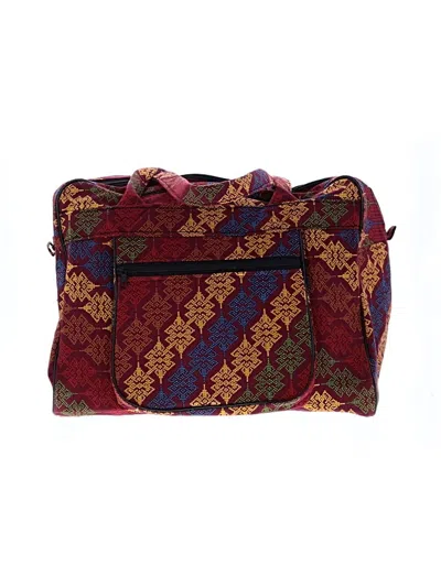 Pre-owned Unbranded Tote Bag In Burgundy