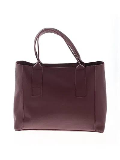 Pre-owned Unbranded Tote Bag In Burgundy