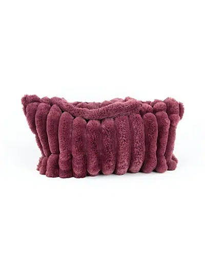 Pre-owned Unbranded Tote Bag In Burgundy