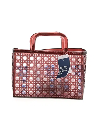 Unbranded Tote Bag In Burgundy