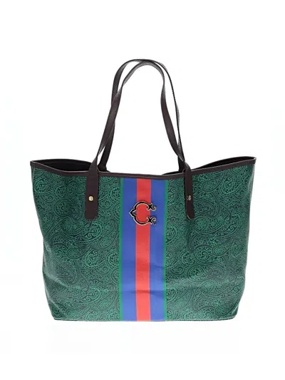 Pre-owned Unbranded Tote Bag In Green