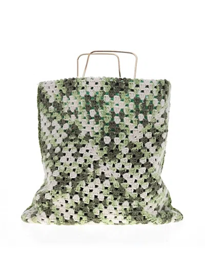 Pre-owned Unbranded Tote Bag In Green