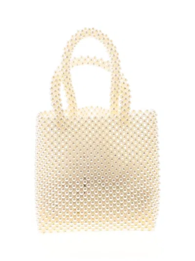 Pre-owned Unbranded Tote Bag In Ivory