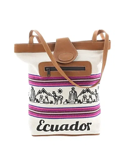 Pre-owned Unbranded Tote Bag In Ivory